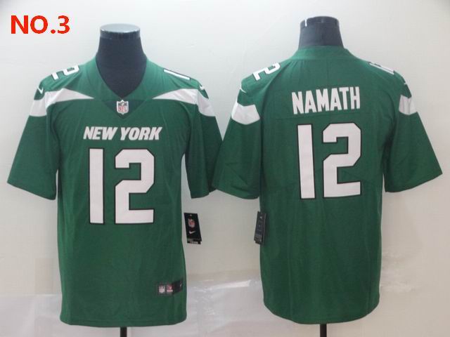 Men's New York Jets #12 Joe Namath Jersey NO.3;